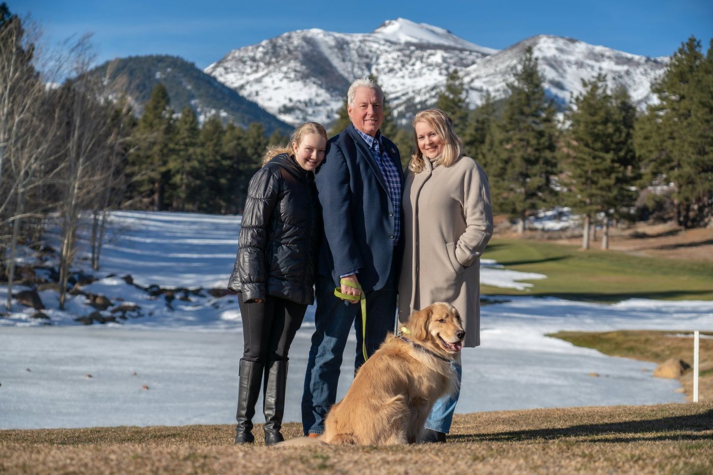 Rich DeLong with his family
